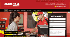 Desktop Screenshot of marshallbatteries.com.au
